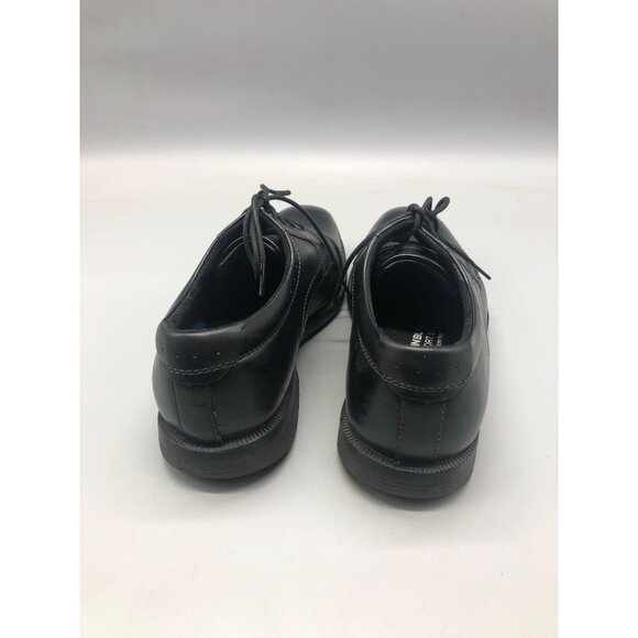 NunnBush  lace up dress shoes black leather with comfort gel memory foam 8m READ - Picture 2 of 8